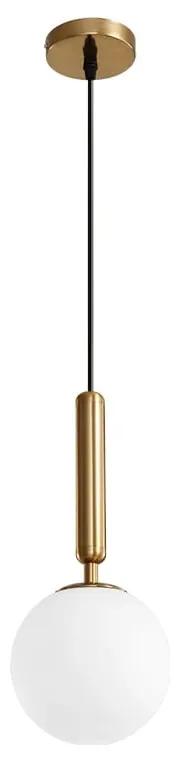 Lampada a sospensione di colore bronzo, altezza 150 cm Musa - SULION