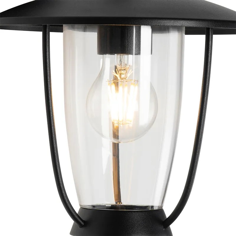 Lampada da parete esterna moderna nera - Khana