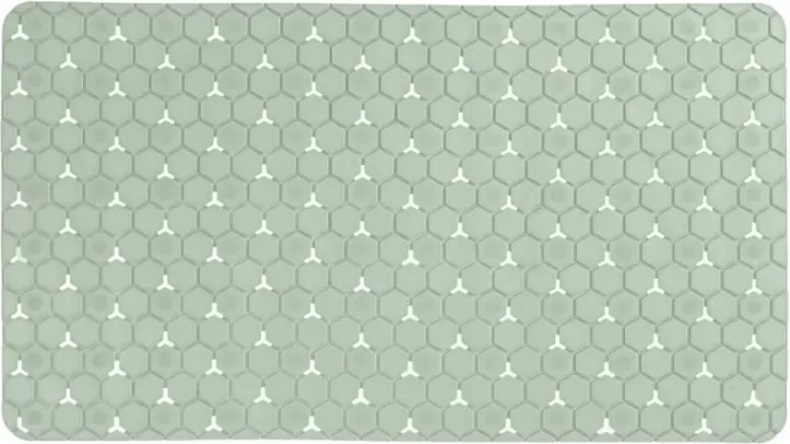 Tappeto bagno antiscivolo verde 75x43 cm Maya