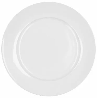 Piatto da pranzo Bidasoa Glacial Ala Ancha Bianco Ceramica Ø 30 cm (4 Unità) (Pack 4x)