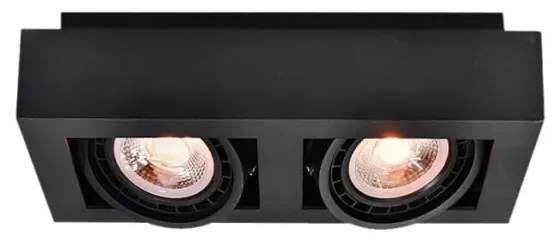 Lampada da soffitto nera con paralume in metallo 34x18,5 cm Loid - GTV