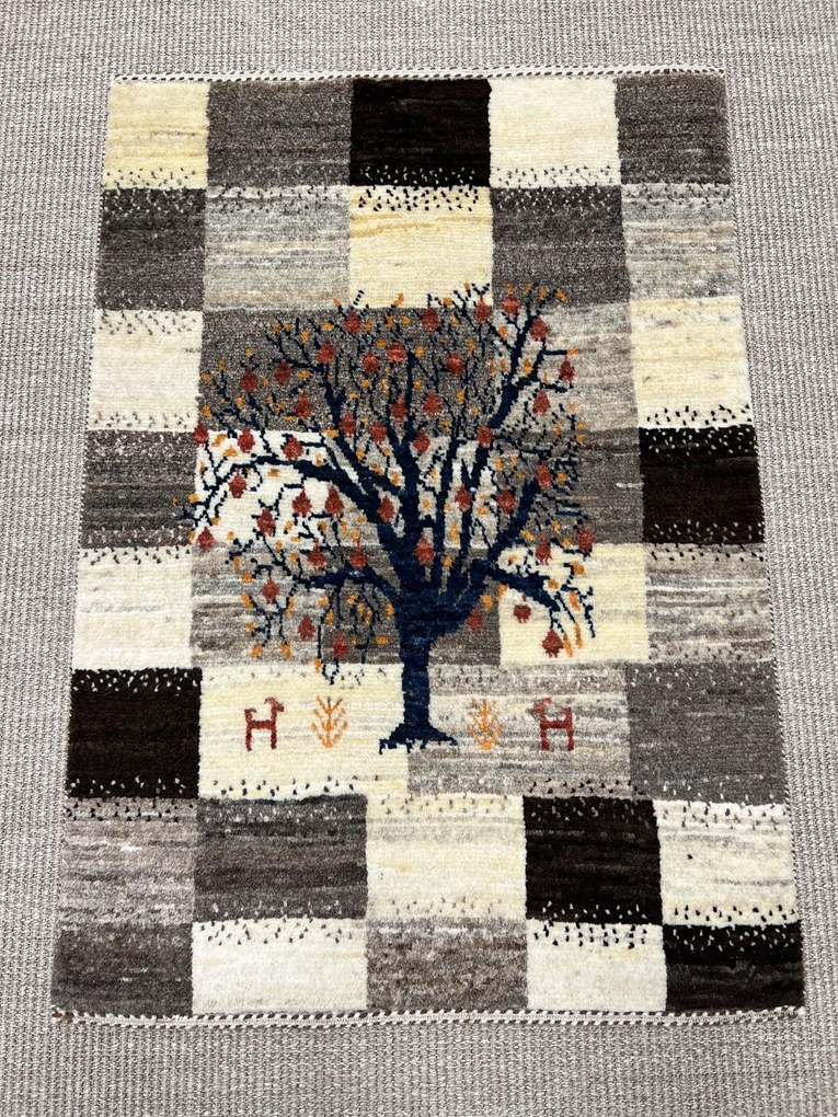 Loribaft Tappeto 60 x 90 Beige (Iran) Annodato A Mano