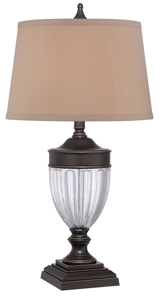 Lampada Da Scrivania Contemporanea Dennison Metallo Bronzo Palladiano 1 Luce E27