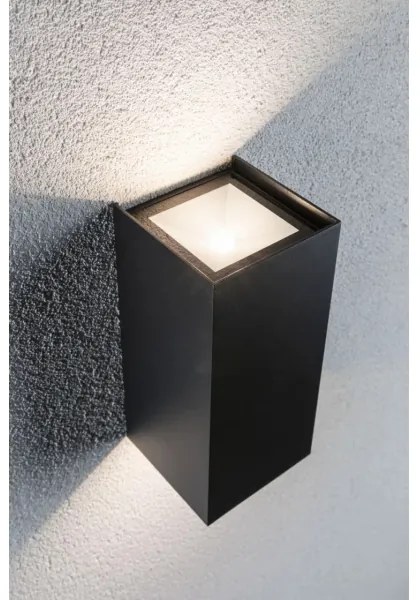 Paulmann 94325 - 2xLED 6,5W IP44 Lampada da parete esterna FLAME 230V