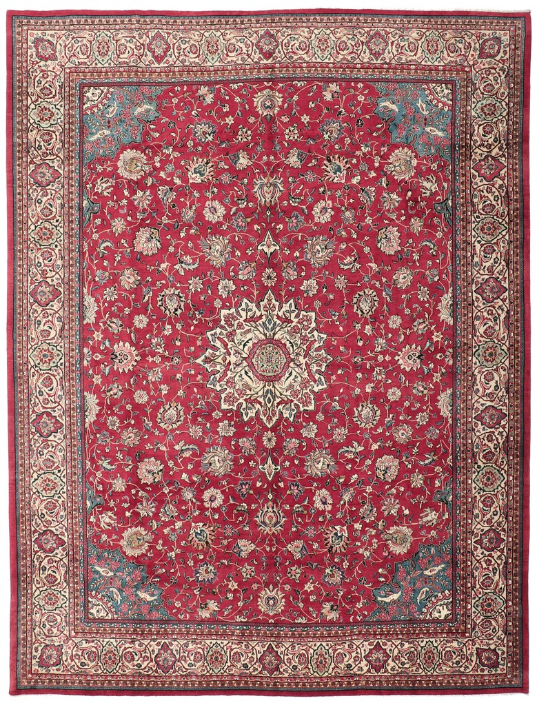 Sarouk Tappeto 320x410 (Iran) Annodato A Mano