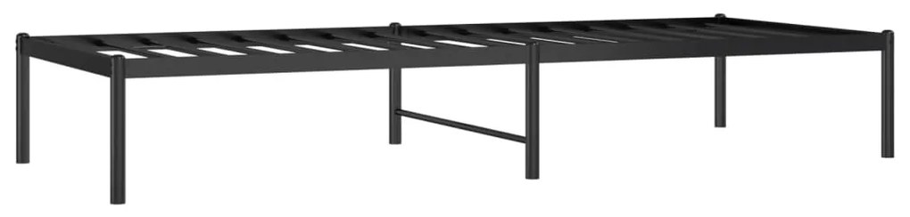 Giroletto in metallo nero 75x190 cm