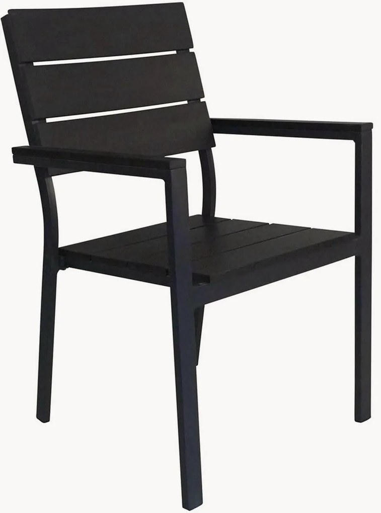 Sedie con braccioli impilabili Levels