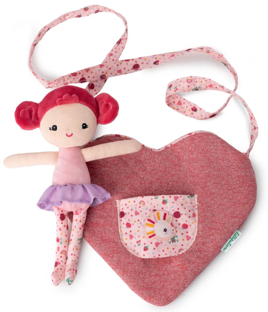 Lilliputiens - Borsetta a forma di cuore con bambola Aline