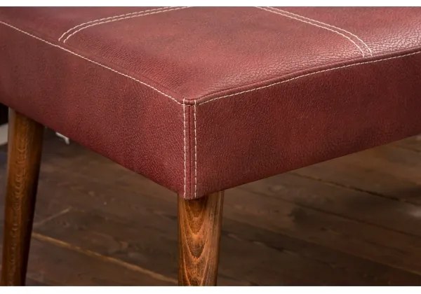 Pouf VITO 46x92 cm rosso