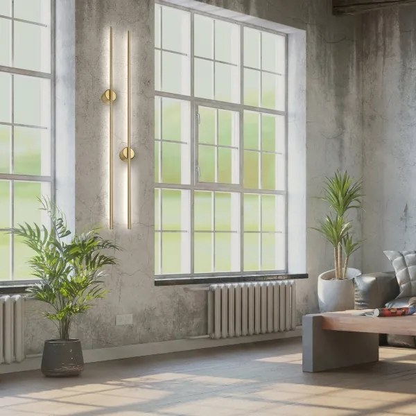 Applique a parete LANA LED/12W/230V 4000K oro opaco