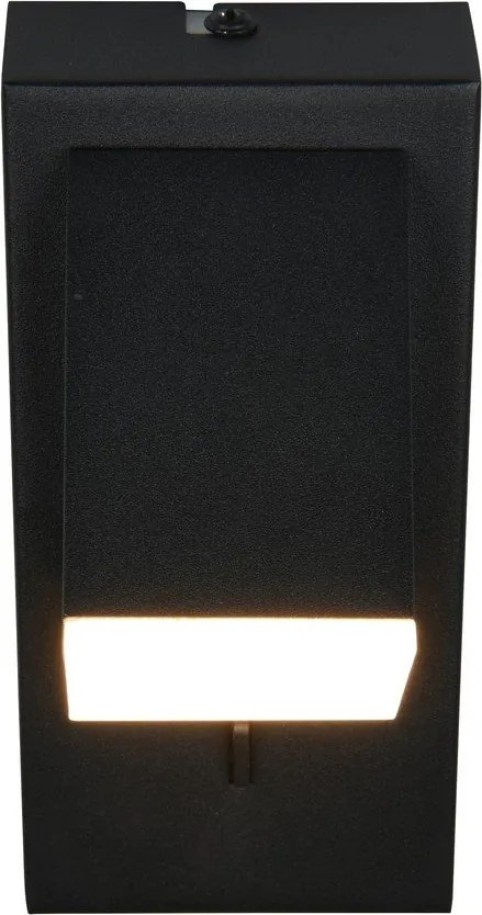 Applique nero opaco a LED Raglan - Trio