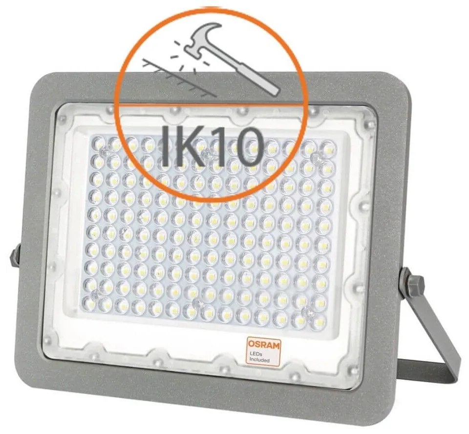 Proiettore LED 100W IP65, 120lm/W Colore Bianco Freddo 5.700K
