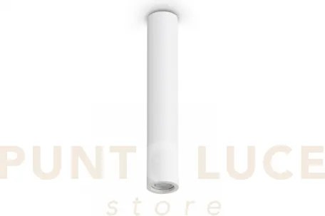 Look round lampada da soffitto in gesso bianco 1 luce attacco gu10 ...