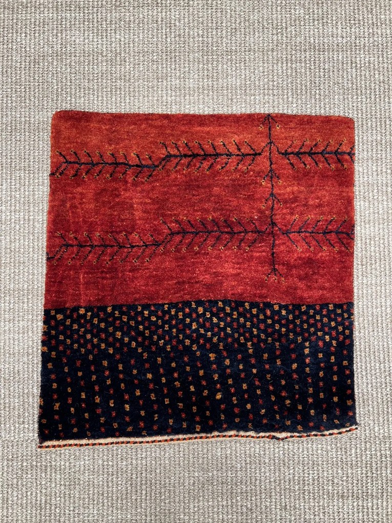 Loribaft Tappeto persiano 40x40 Rosso (Iran) Annodato A Mano
