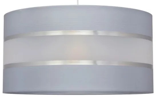 Lampadario a sospensione con filo HELEN 1xE27/15W/230V diametro 40 cm grigio/argento