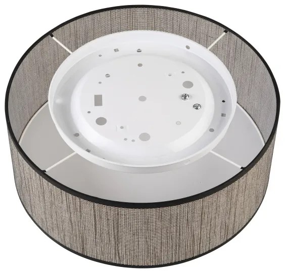 Plafoniera SIRJA 2xE27/15W/230V, diametro 35 cm, marrone