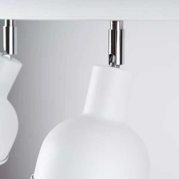 Sollux SL.1315 - Faretto ELBA 3xE27/15W/230V bianco