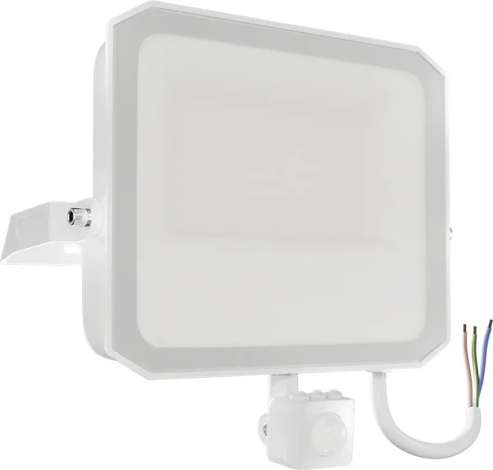 Faro LED 100W IP65 Bianco con Sensore di Movimento e OSRAM chip LED Colore Bianco Naturale 4.000K