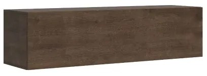 Letto scomparsa verticale francese 140 cm con pensile Noce KENTARO SOFŔ