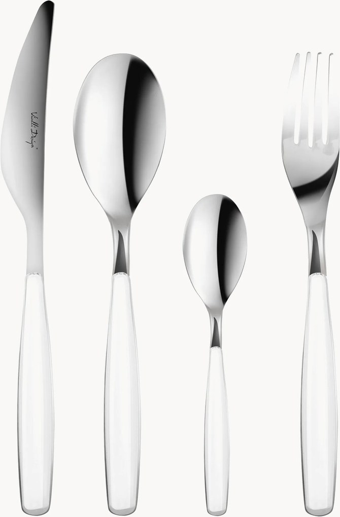 Set di 26 posate in acciaio inossidabile Diva, 6 persone