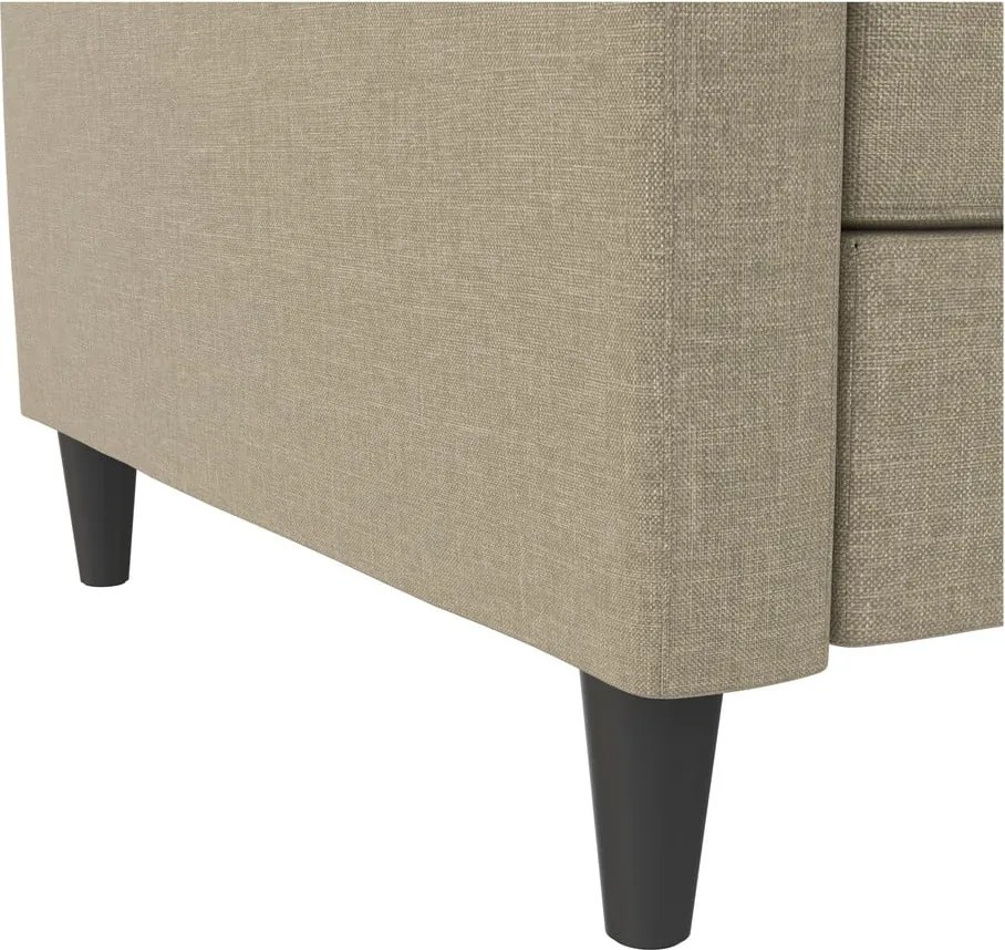 Divano letto beige 86 cm Celine - Støraa