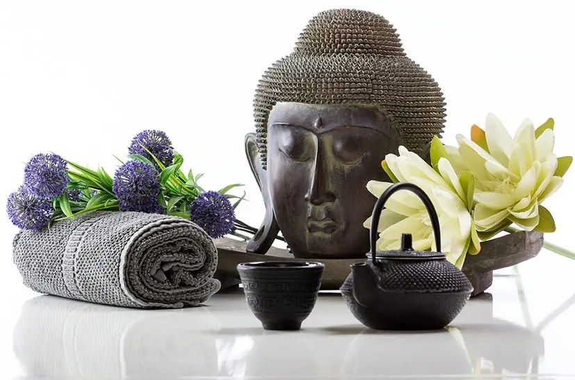Carta da parati – Natura morta con Buddha