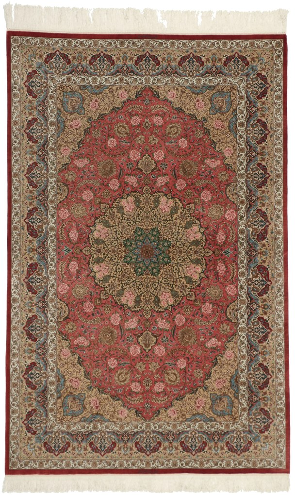 Ghom Tappeto persiano 140x210 (Iran) Annodato A Mano