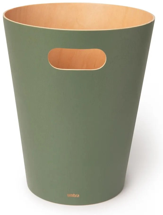 Cestino per la spazzatura verde 7,5 l Woodrow – Umbra