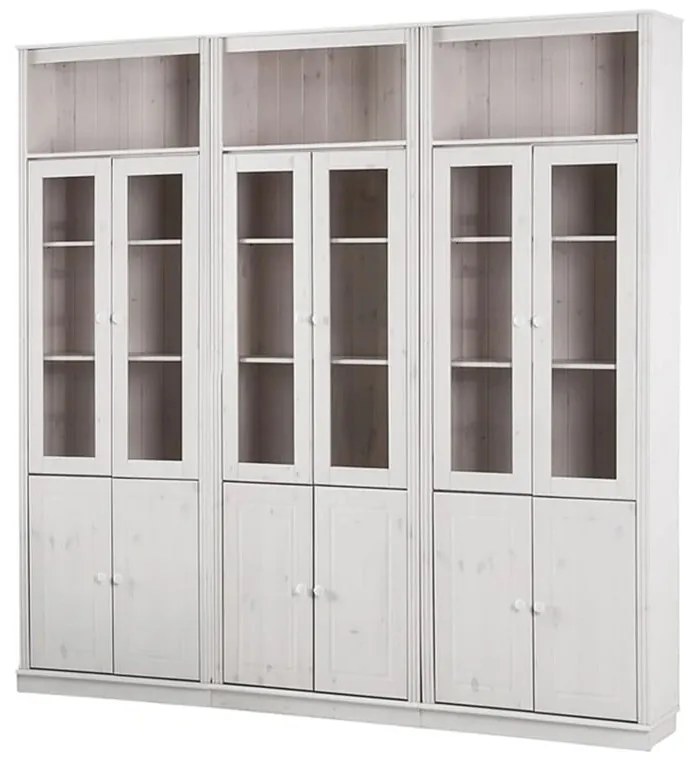 Vetrina in legno di pino bianco 518x223 cm Anita - Støraa