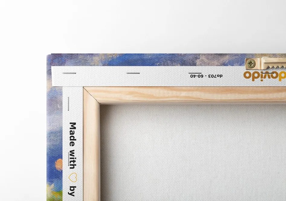 Stampa su tela – Pittura a olio di fiori selvatici