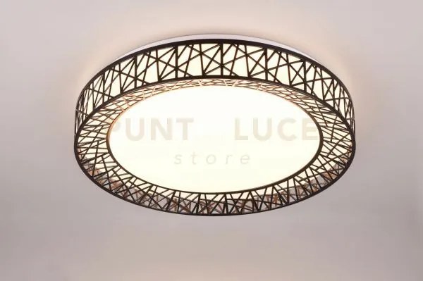 Cluster plafoniera a led 40w 4300lm, 2700 - 6500k bordo lavorato ne...