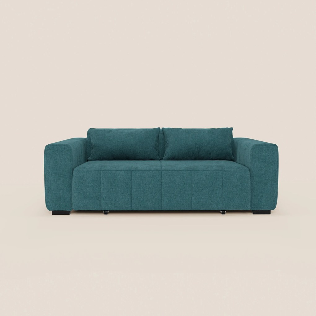 Doric divano 3 posti con sedute allungabili tramite relax elettrico - poggiatesta reclinabile in tessuto smacchiabile T23