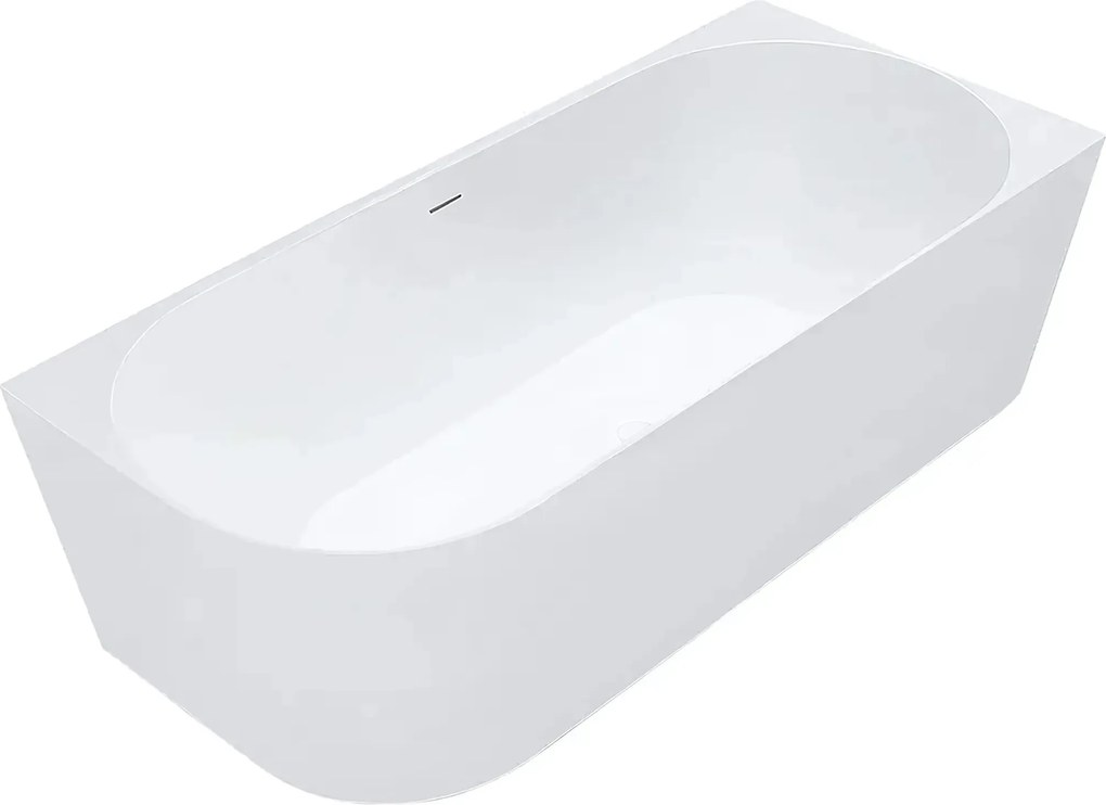 Vasca da bagno angolare in acrilico Bellanto Slim 170 Destra