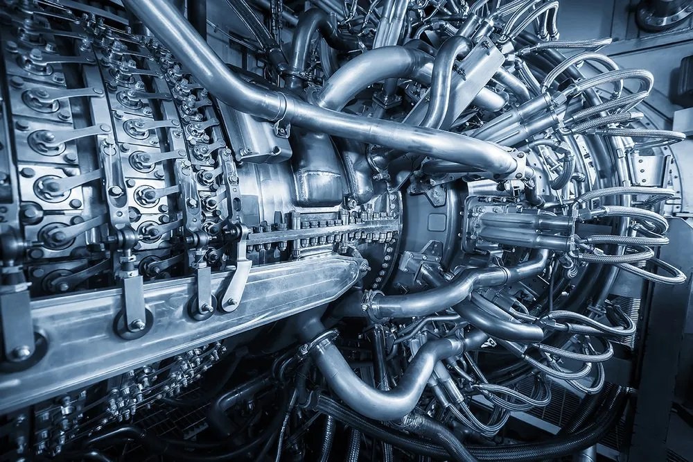 Carta da parati autoadesiva – Motore a turbina a gas