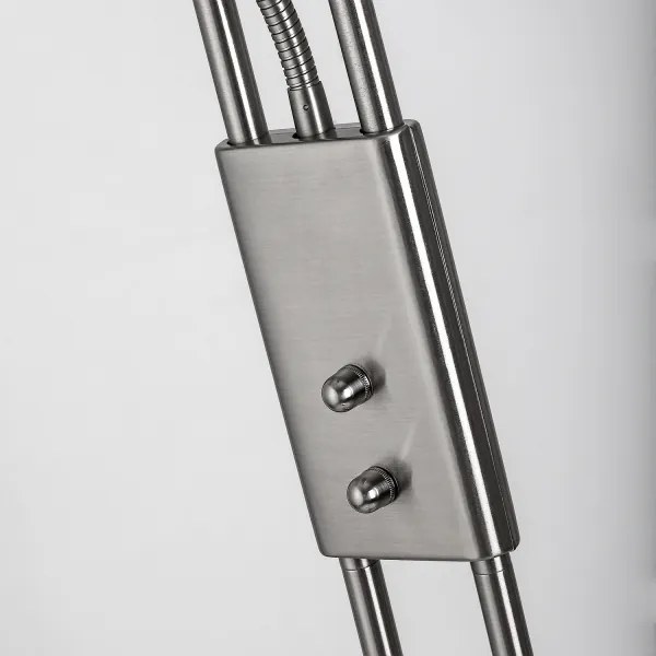 Brilagi - Lampada da terra dimmerabile SCARLETT 1xR7s/230W/230V+1xG9/40W cromo opaco
