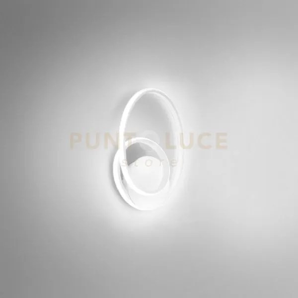 Diva a - applique led bianco in alluminio dimmerabile 3000k 1470lm 20w