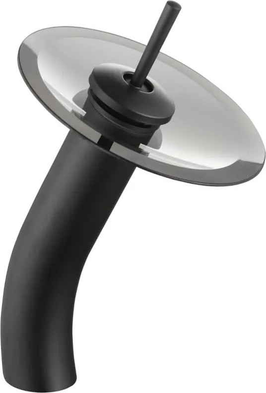 Mexen Niagara rubinetto alto da lavabo, nero - 745610-77