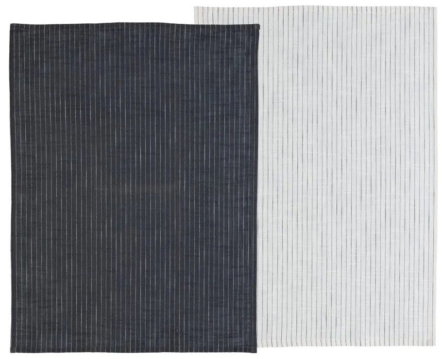 Set di strofinacci in cotone 2 pz 50x70 cm Line – Södahl