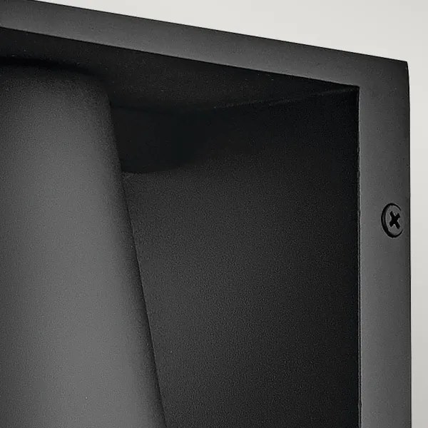 Hinkley HK-HANS-S-BLK -Applique a LED da esterno HANS 1xGU10/8W/230V IP44