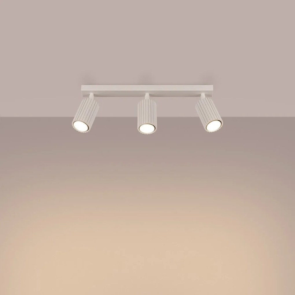 Lampada da soffitto KARBON 3L in Alluminio 3xGU10