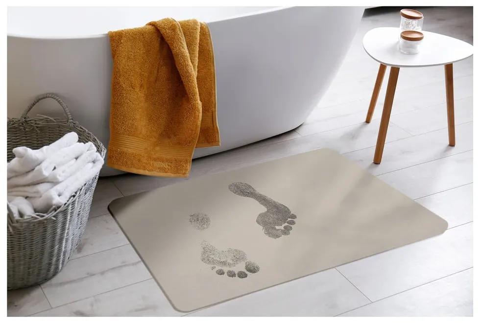 Tappeto da bagno in quarzo beige 35x45 cm Diatonella - douceur d'intérieur