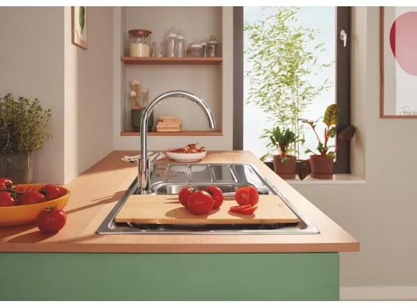 GROHE 30550000 - Rubinetto da cucina START EDGE 357 mm, cromato lucido