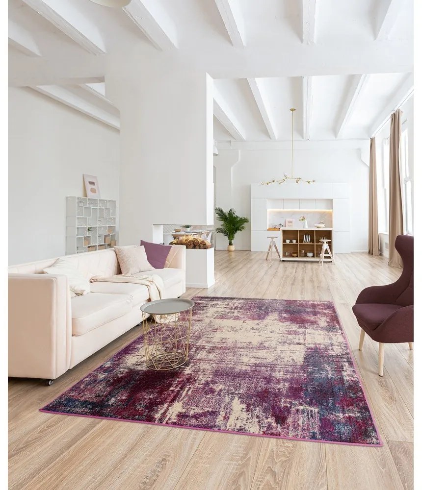 Tappeto viola 160x230 cm Colores cloud - Asiatic Carpets