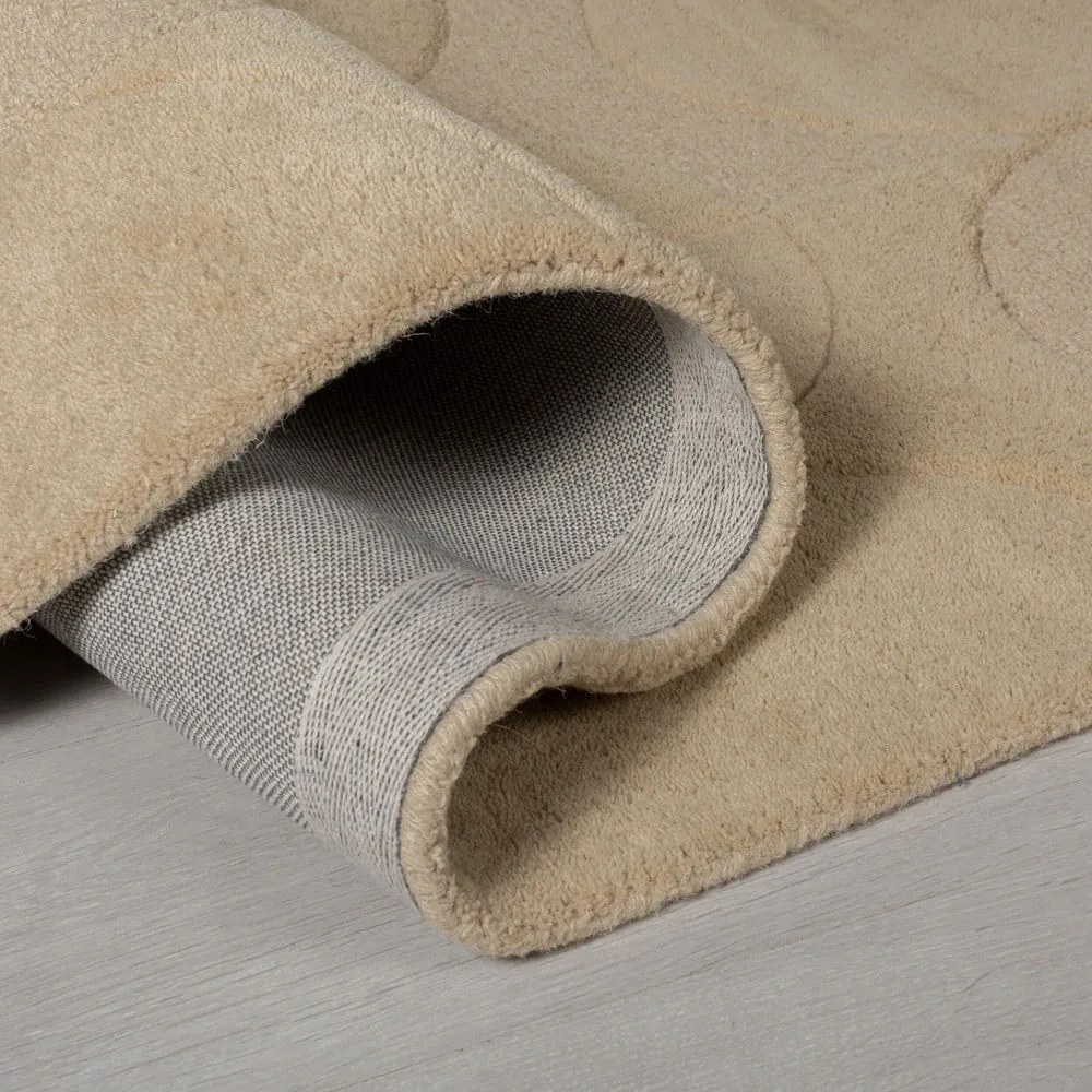 Tappeto in lana di colore naturale 120x270 cm Gigi - Flair Rugs