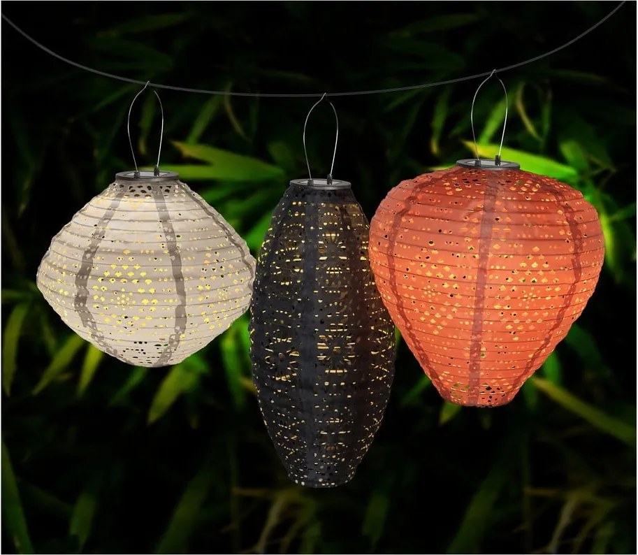 Lanterna a LED grigio scuro con alimentazione a pannelli solari da esterno (altezza totale 40 cm) Foxdale – House Nordic