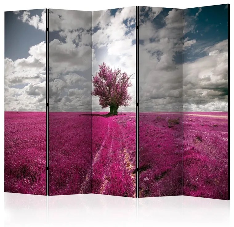 Paravento Magenta meadow II [Room Dividers]