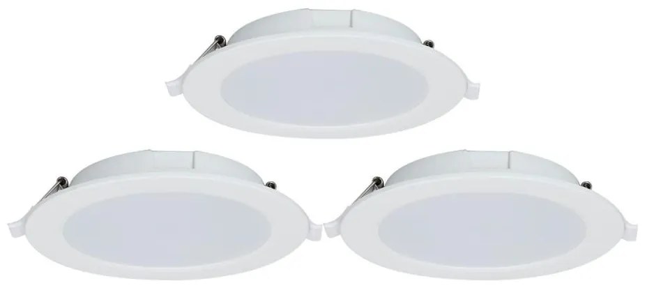 Aigostar-SET 3x Lampada da incasso LED dimmerabile MESH 15W/230V 2700K-6500K diametro 17cm