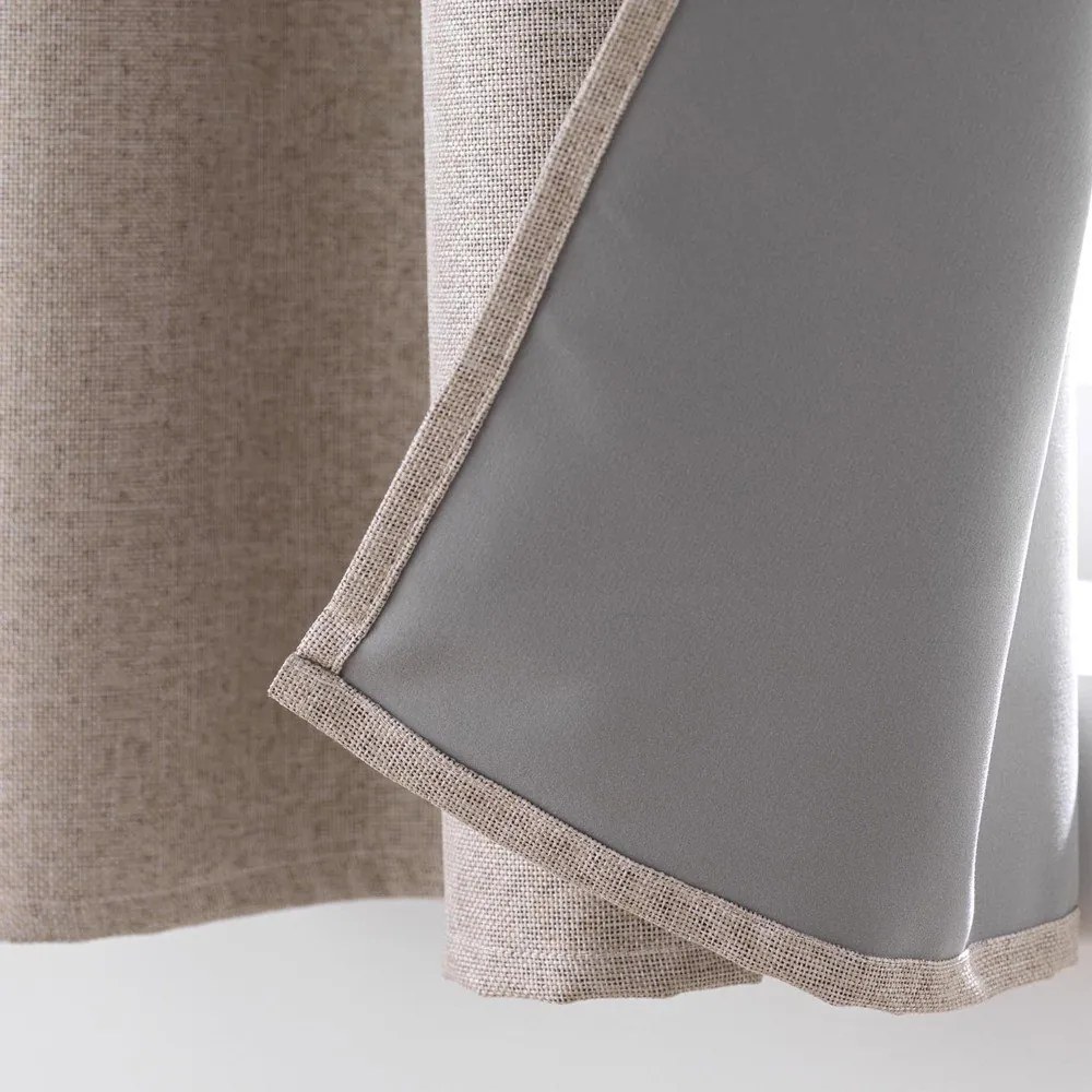 Tenda oscurante marrone 140x180 cm Crepuscule - douceur d'intérieur