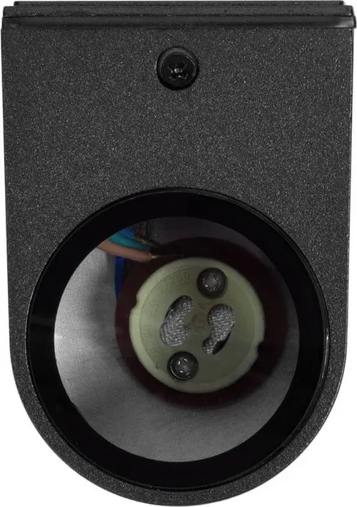 Applique da Esterno Monodirezione IP65 GU10 Stondata - Nero