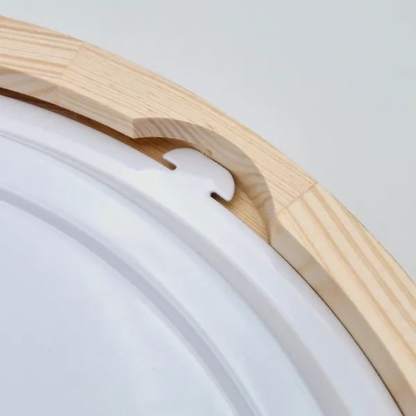 Plafoniera bagno NATURAL 3xE27/15W/230V IP54 pino Ø 37 cm